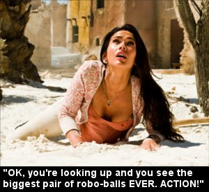 Seriously, isn't this just Megan Fox and not a character?